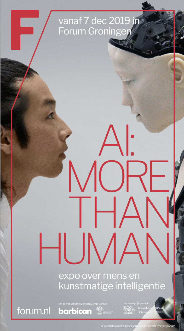 AI: MORE THAN HUMAN – Group Show Groningen Forum, Netherlands