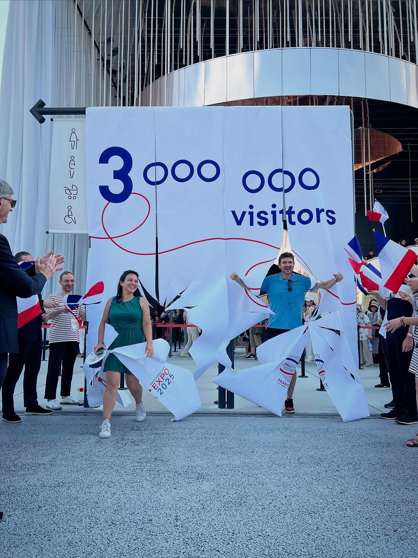 3 millions de visiteuses et visiteurs pour l’exposition « Pulsations » et le Pavillon de la France, à l’exposition universelle d’Osaka